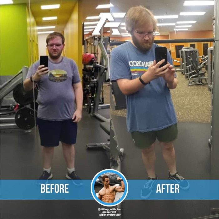 Joey L. before and after