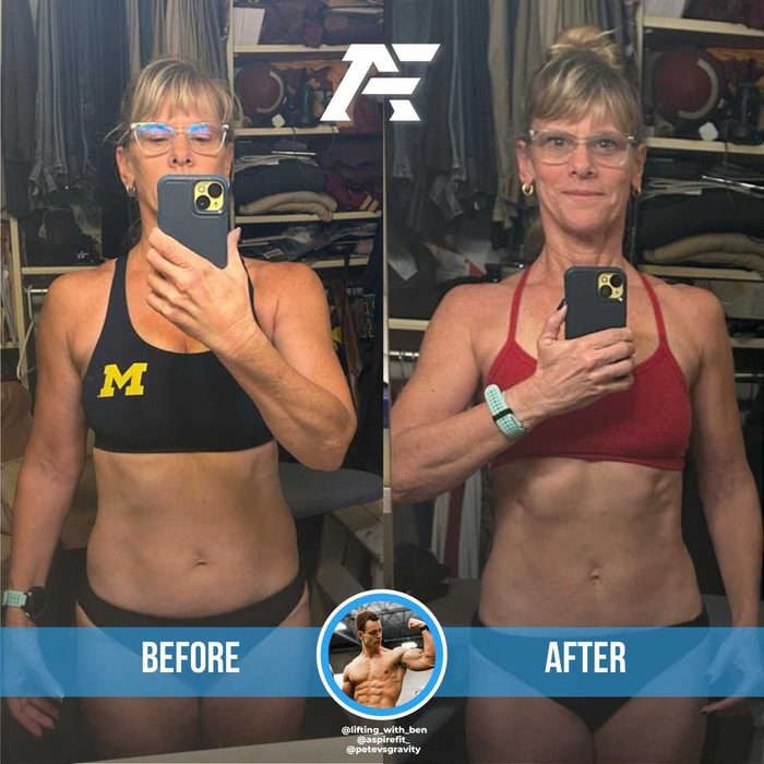 Pam V. before and after