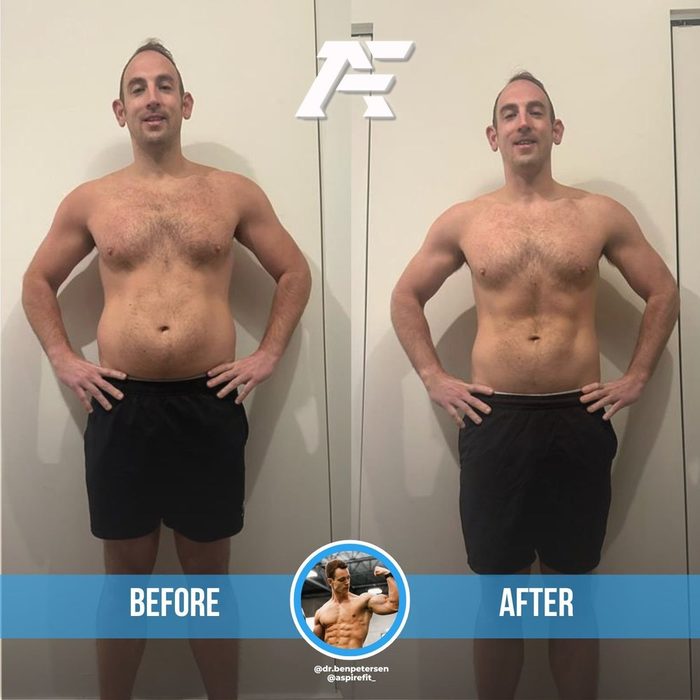 Michael R. before and after