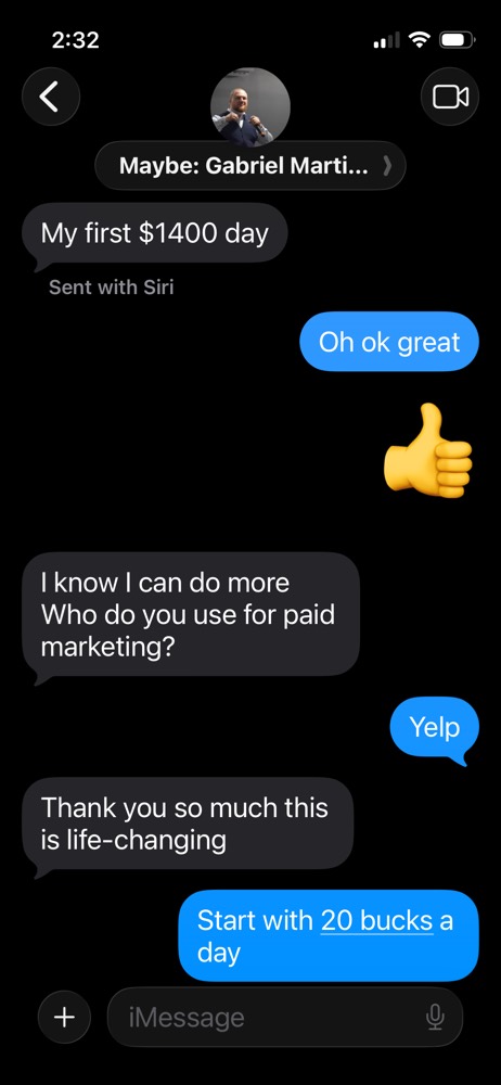 A student's own message about the work they won