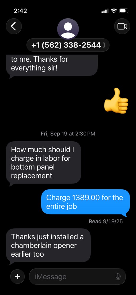 A student's own message about the work they won