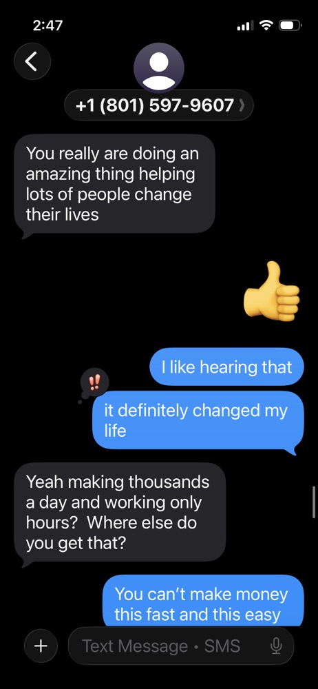 A student's own message about the work they won