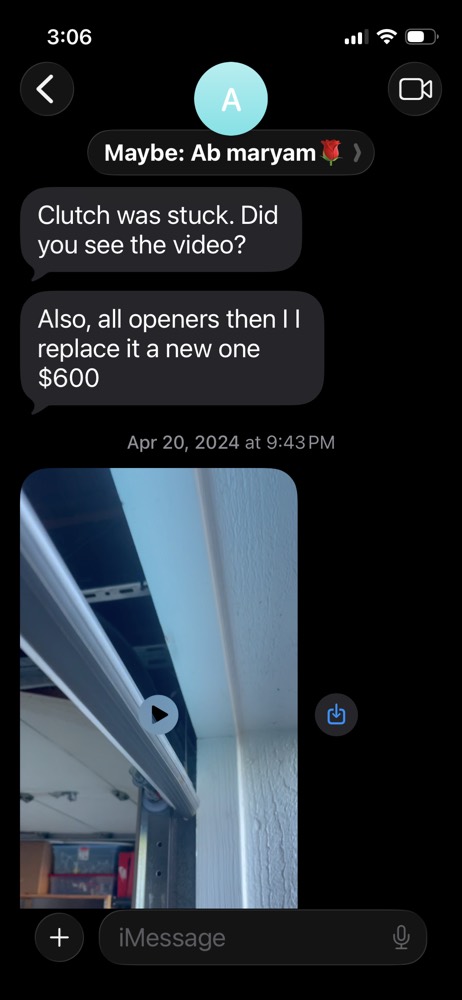 A student's own message about the work they won