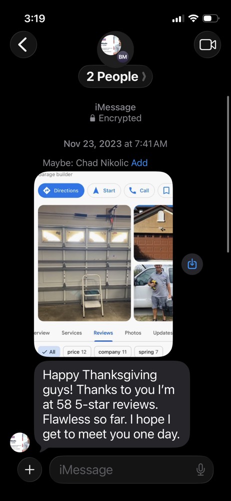 A student's own message about the work they won