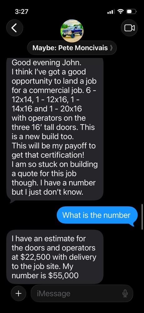 A student's own message about the work they won