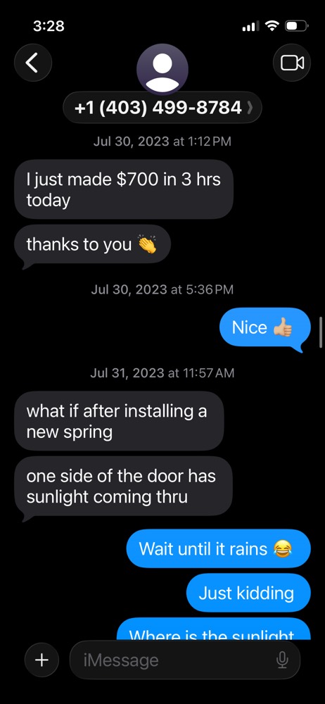 A student's own message about the work they won