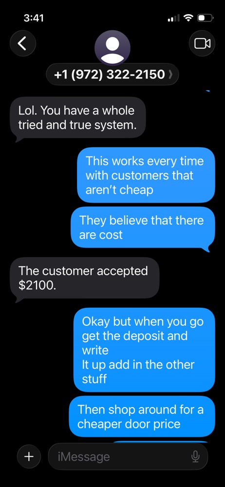 A student's own message about the work they won