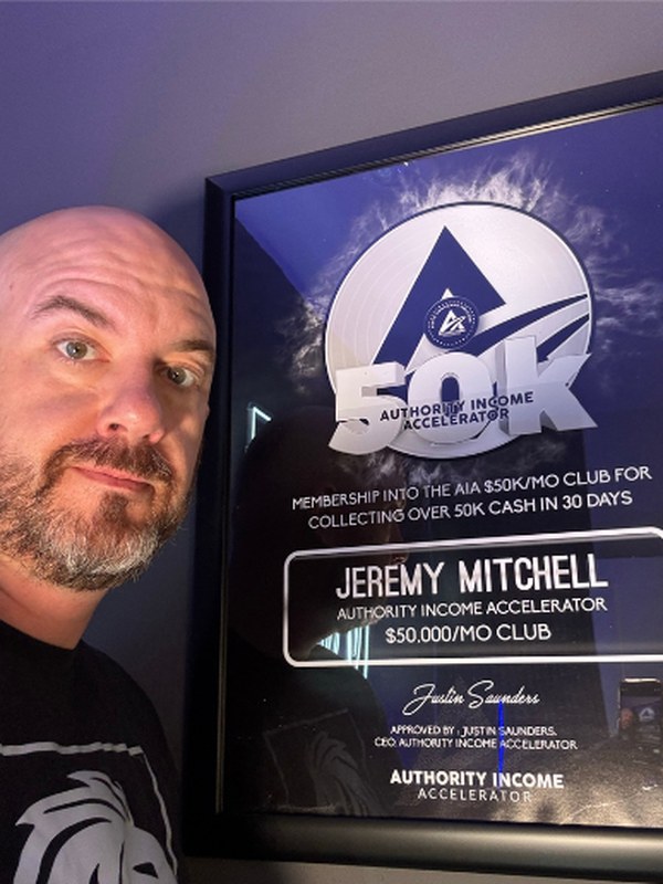 Jeremy Mitchell, Sales Coaching client